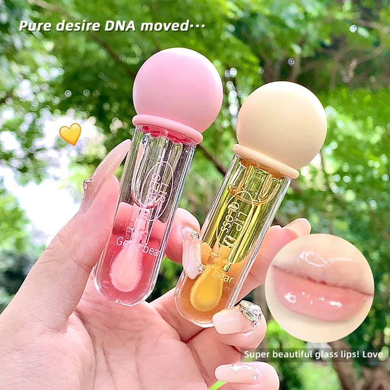 Gogo Bear Pudding Jelly Lip Oil Moisturizes and hydrates fine shine autumn and winter anti-dry cracked lips 3