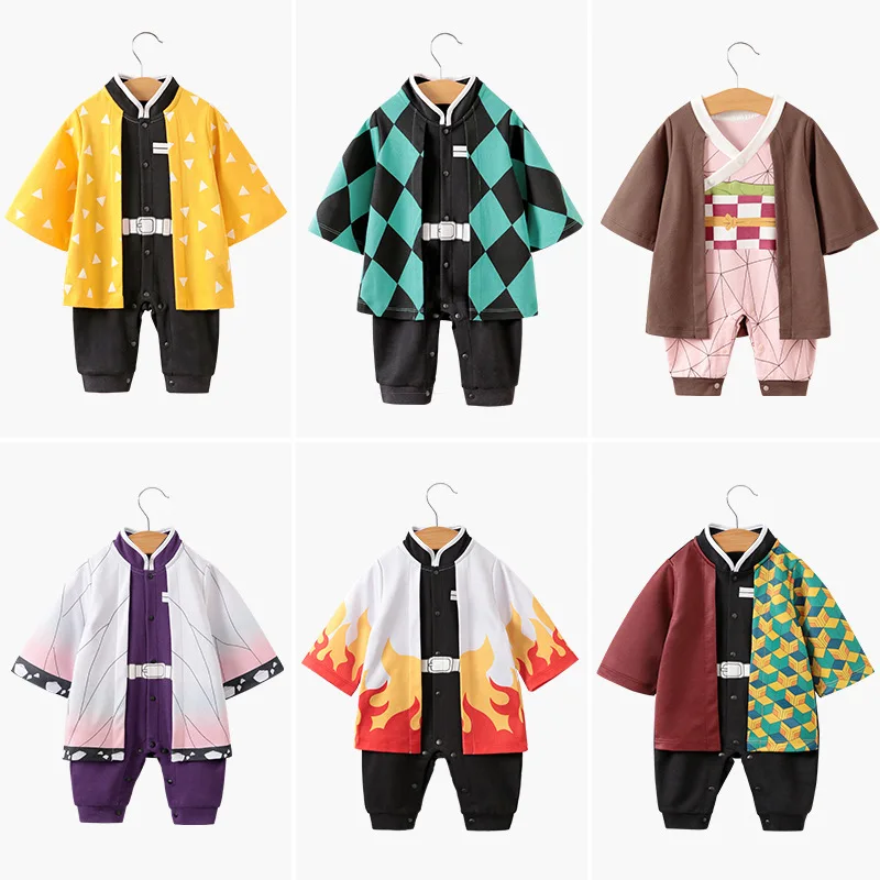 

Anime Jumpsuit for Baby Boys Girls Infant Casual Cotton Playsuits Party Costume Newborn Spring Long Sleeve Bodysuits Clothes