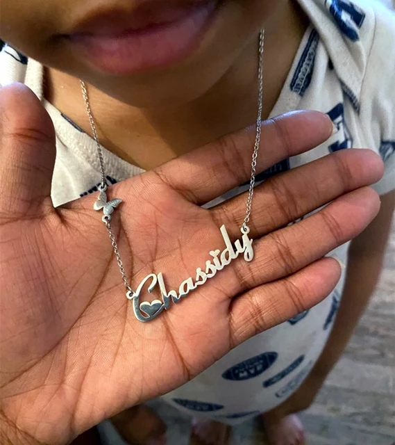Custom Couple Name Necklace For Lovers 