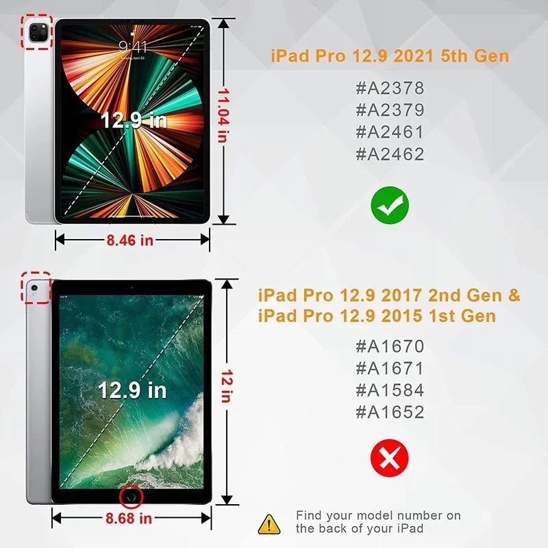 Tablet case for iPad Pro Air Case