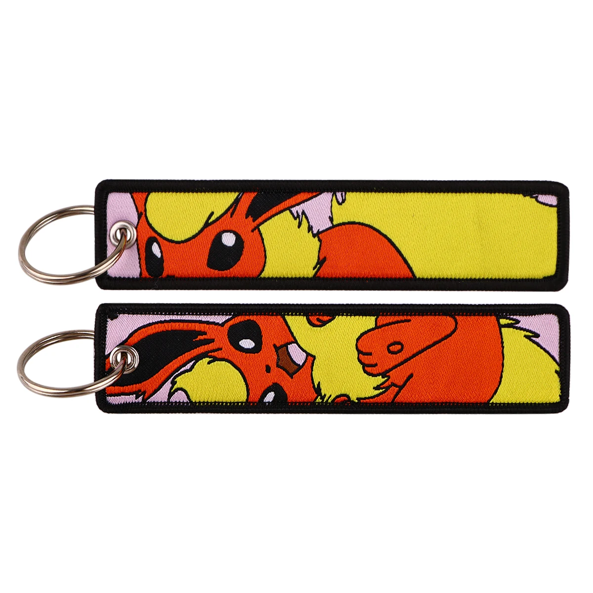 Charming Anime Cute Cartoon Embroidered Keychain | Stylish Key Holder & Accessory Gift