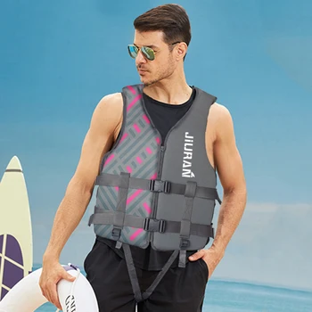 Adult Life Jacket Marine Water Rescue Safety Vest Korean Version Fashionable Life Jacket Swimming Sea Fishing Lightweight Vest 1