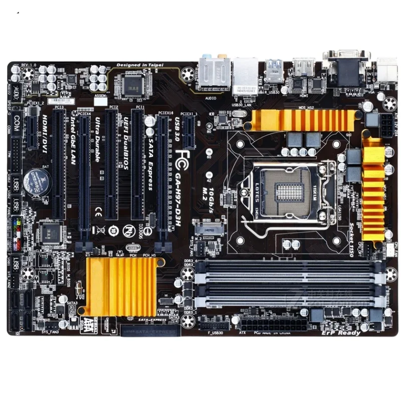 

For Gigabyte GA-H97-D3H Motherboard 32GB LGA 1150 DDR3 ATX H97 Mainboard 100% Tested Fully Work