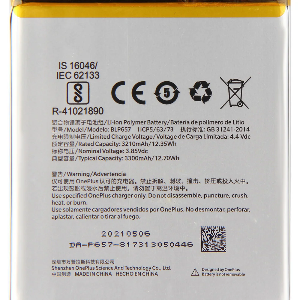 Oryginalny wymienna bateria dla OnePlus 1 2 3T 5 5T 6 6T 7 7 Pro 7T 7T Pro BLP637 BLP685 BLP699 BLP743 BLP745 bateria do telefonu 2 Oryginalny wymienna bateria dla OnePlus 1 2 3T 5 5T 6 6T 7 7 Pro 7T 7T Pro BLP637 BLP685 BLP699 BLP743 BLP745 bateria do telefonu 2