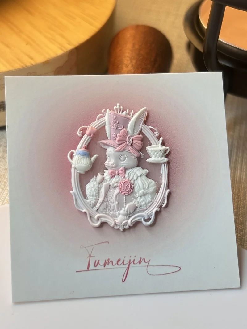 Bunny Fire Seal Stamp Copper Head Special-Shaped 3d Relief Wax Seal Stamp Brass Head Envelope Toy Laser Embossing