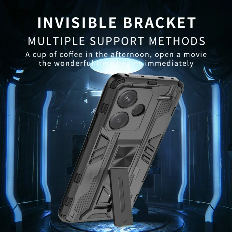 Adjustable Kickstand Protective Case with Magnetic Holder