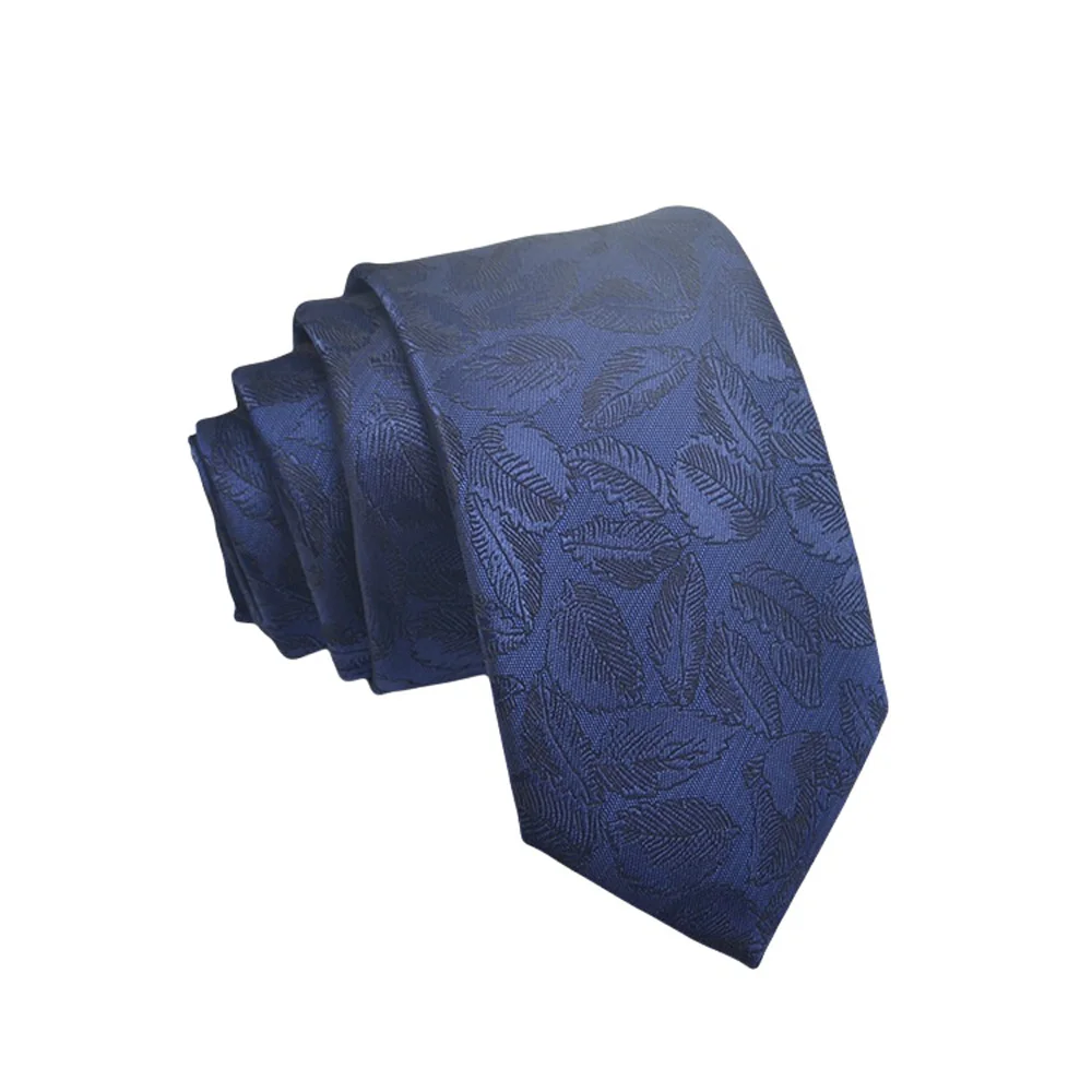 Mens Jacquard Tie - Floral Dot Necktie for Weddings  Daily Wear