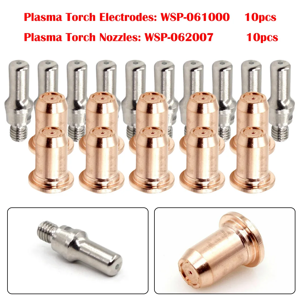 

Electrode Tips Plasma 0.9mm 30A-40A For FORNEY 700P IPT40 Torch Plasma Cutters Plasma Electrode Torch Consumables