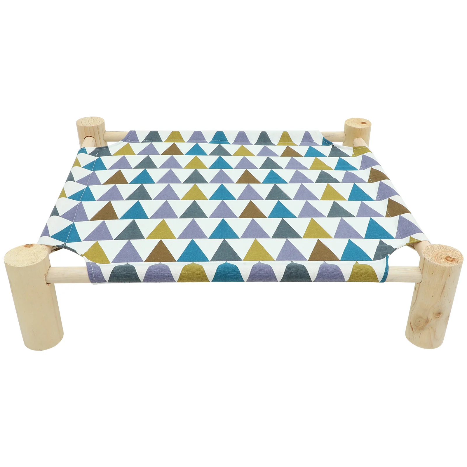 

Cat and Dog Summer Bed Detachable Cats Solid Wood Supply Kitten Sleeping Pet Wooden Indoor Nest Washable