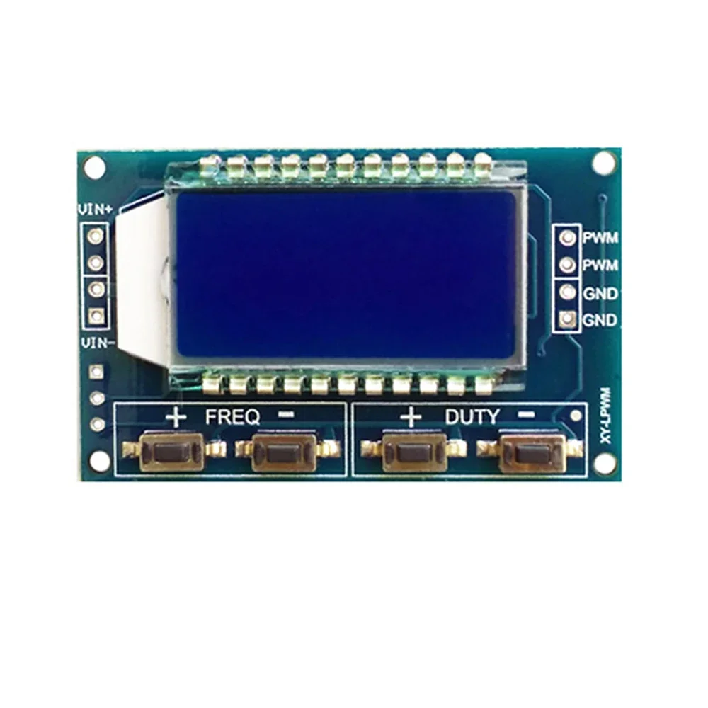 Enhanced PWM Frequency & Duty Cycle Adjustable Module with LCD Display