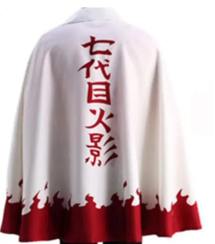 thumbnail image 1 of Cosplay de anime Séptimo Hokage, conjunto completo de disfraz de Halloween con sombrero, uniforme, capa, traje personalizado, 1 of 5
