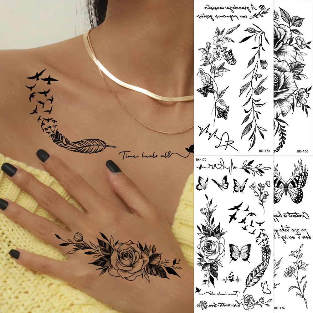 tattoo feminina nem toda dor é constante: como essas tatuagens temporárias  mudaram minha relação com a, image size:1000x1000