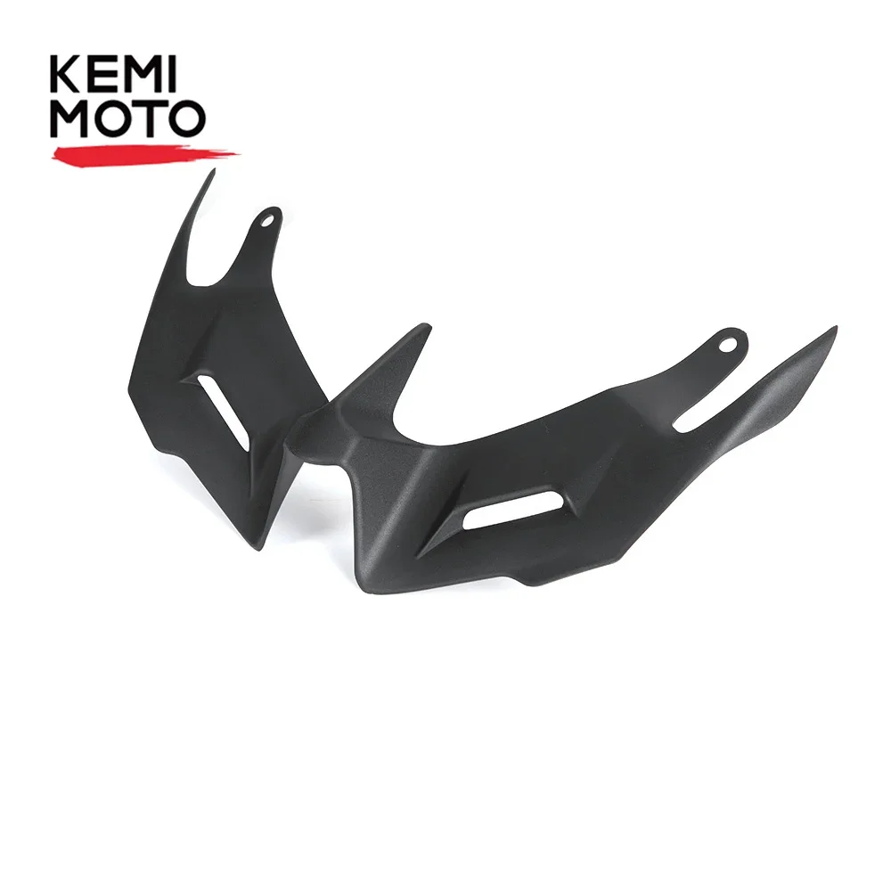 

For Yamaha YZF R3 R25 2014-2018 Motorcycle Fairing Aerodynamic Winglets Front Cover Carbon Fiber Style Motorcycle Wind Wing