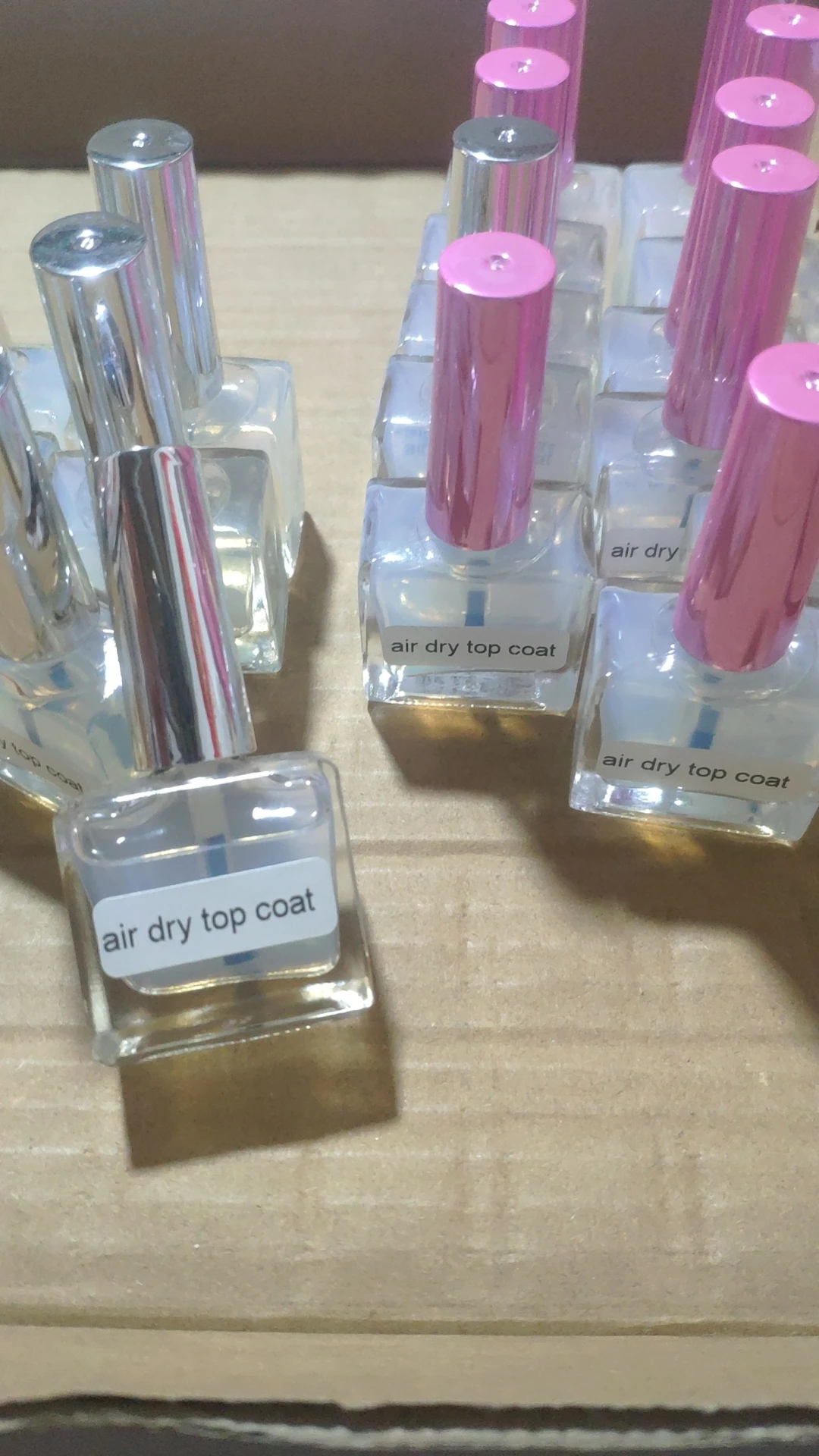 Shiny 2 in 1 Air Dry Base and Glossy Top Coat for Regular Nail Polish 3