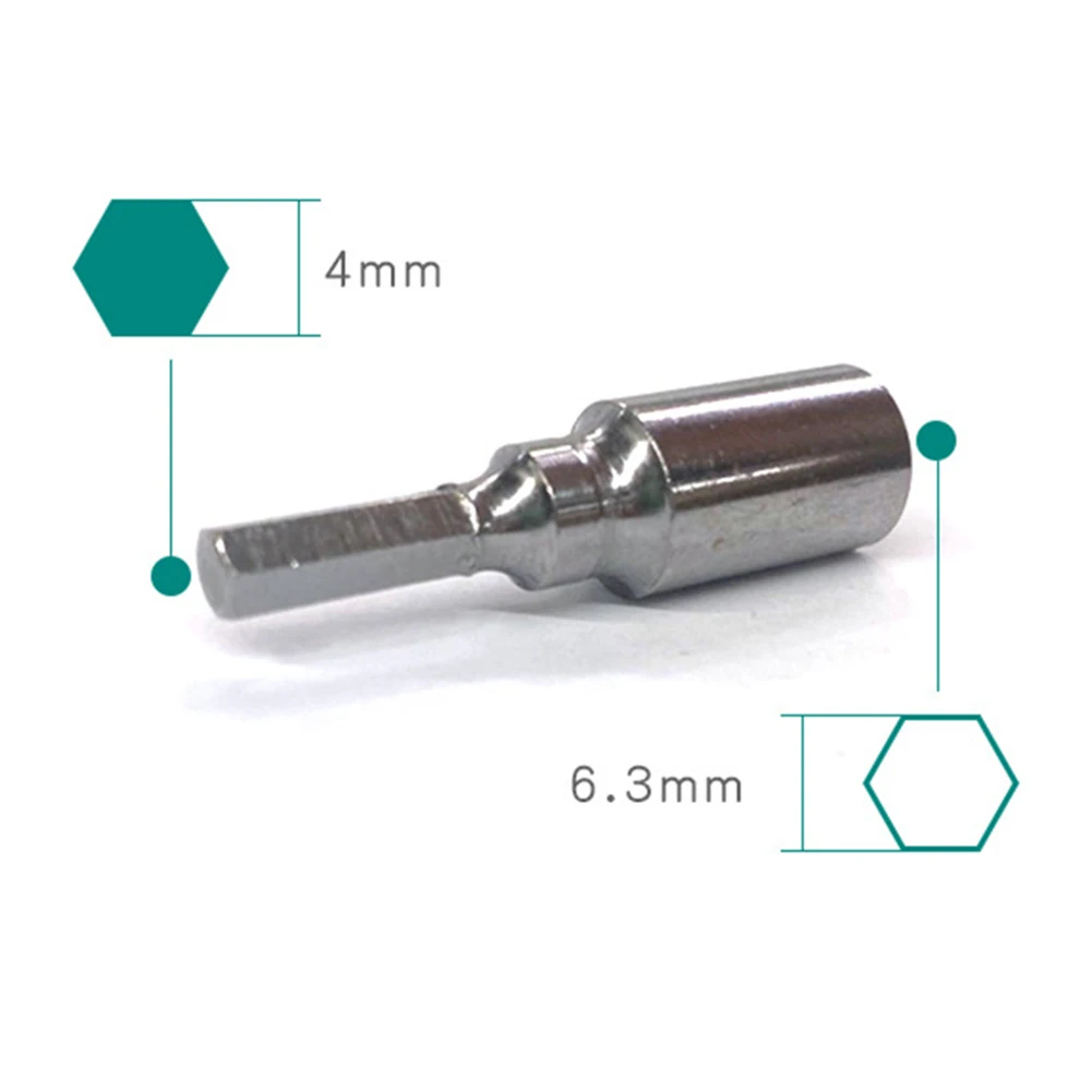 6,35 mm bis 4 mm Sechskantwandler-Adapterbuchse magnetisch für Schraubendreher-Bohrer für Mobiltelefone, Kameras, Computer – Detail 5
