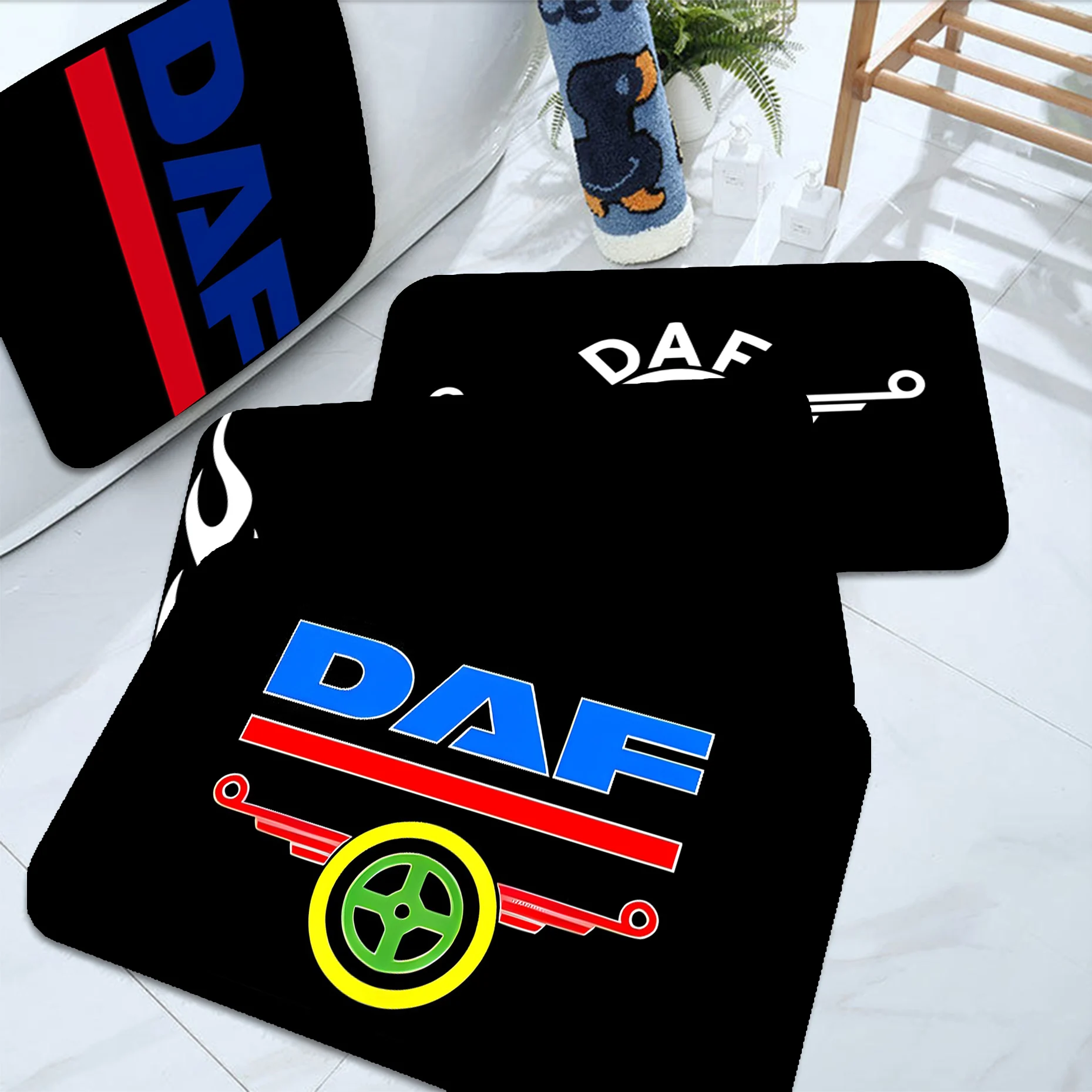 

DAF truck logo Floor Mat Floor Mat Nordic Style Home Doormat Bathroom-Toilet Mats Bedroom Hotel Decor Mat