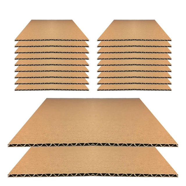 Corrugated Cardboard Sheets 105cm×55cm Extra Thick Cardboards