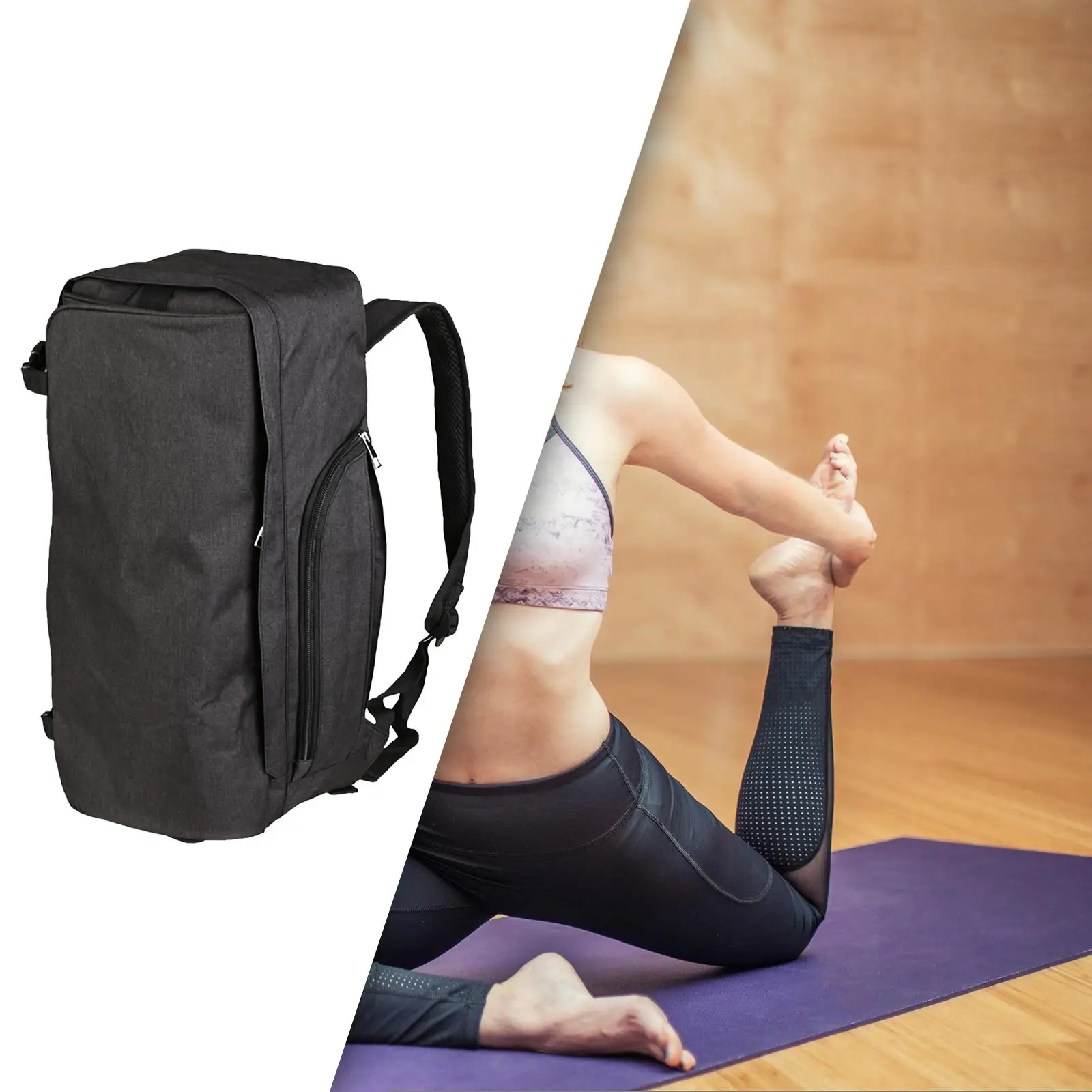Yoga Mat Carrier Yoga Backpack Duffle Bag Yoga Mat Bag for Gym Workout Office