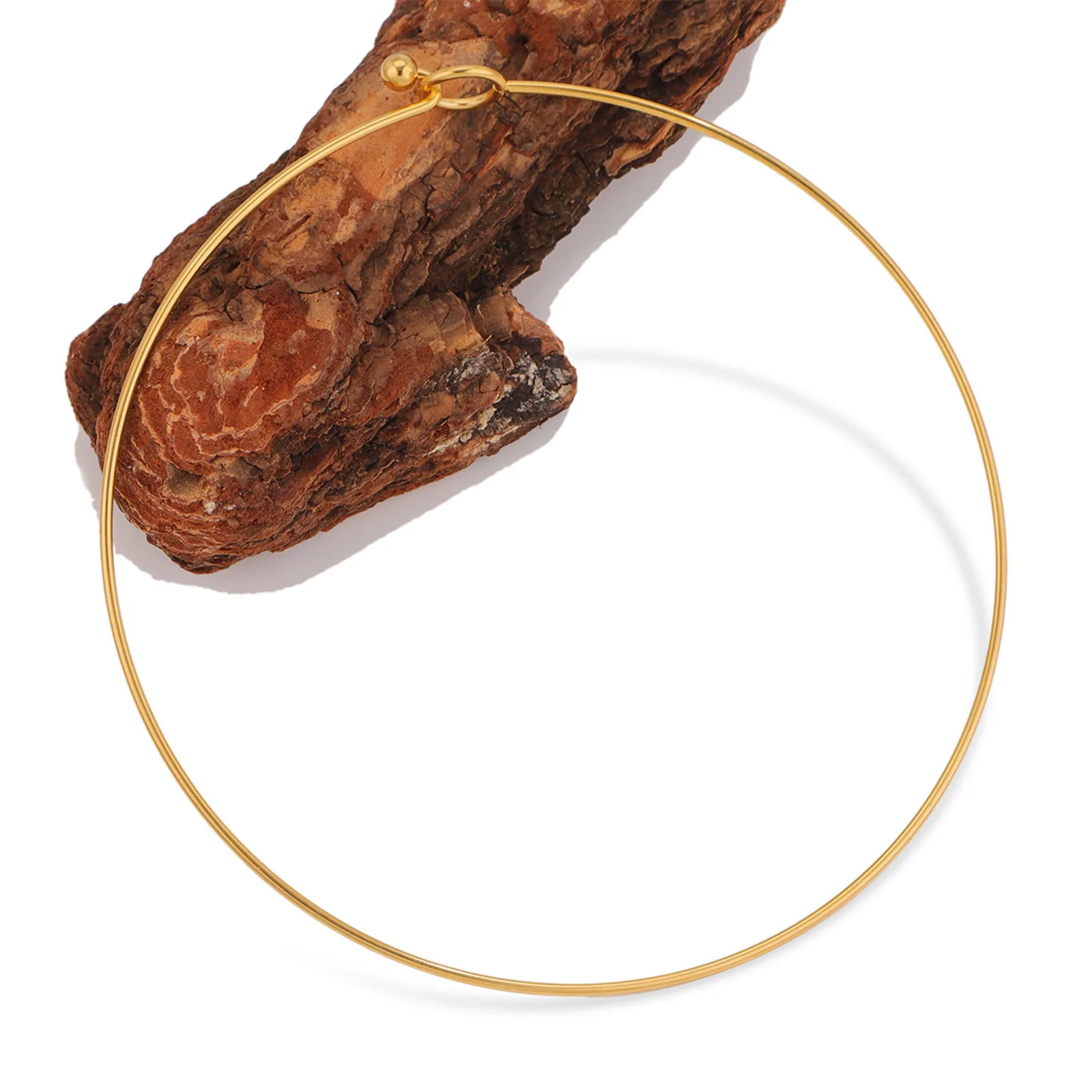 Necklace being worn