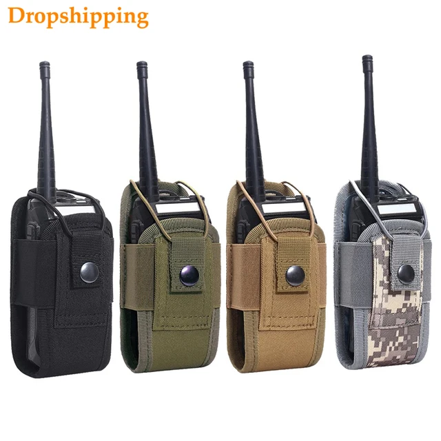 Tactical Radio Walkie Talkie Tasak Deréktáska Tartó Hordozható Intermone Toll Táska Vadászathoz Kempinghez