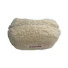 Lamb Hair Cosmetic Bag Plush Storage Cute Stationery Bag Large Capacity Travel Cosmetic Bag  Makeup Organizer 5