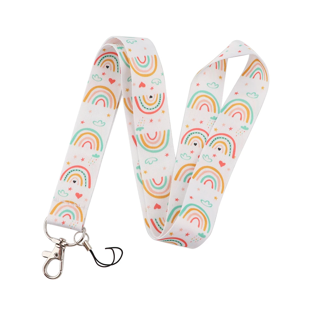 Vibrant Be Kind Quotation Lanyard – Inspirational Neck Strap & Keyring Accessory