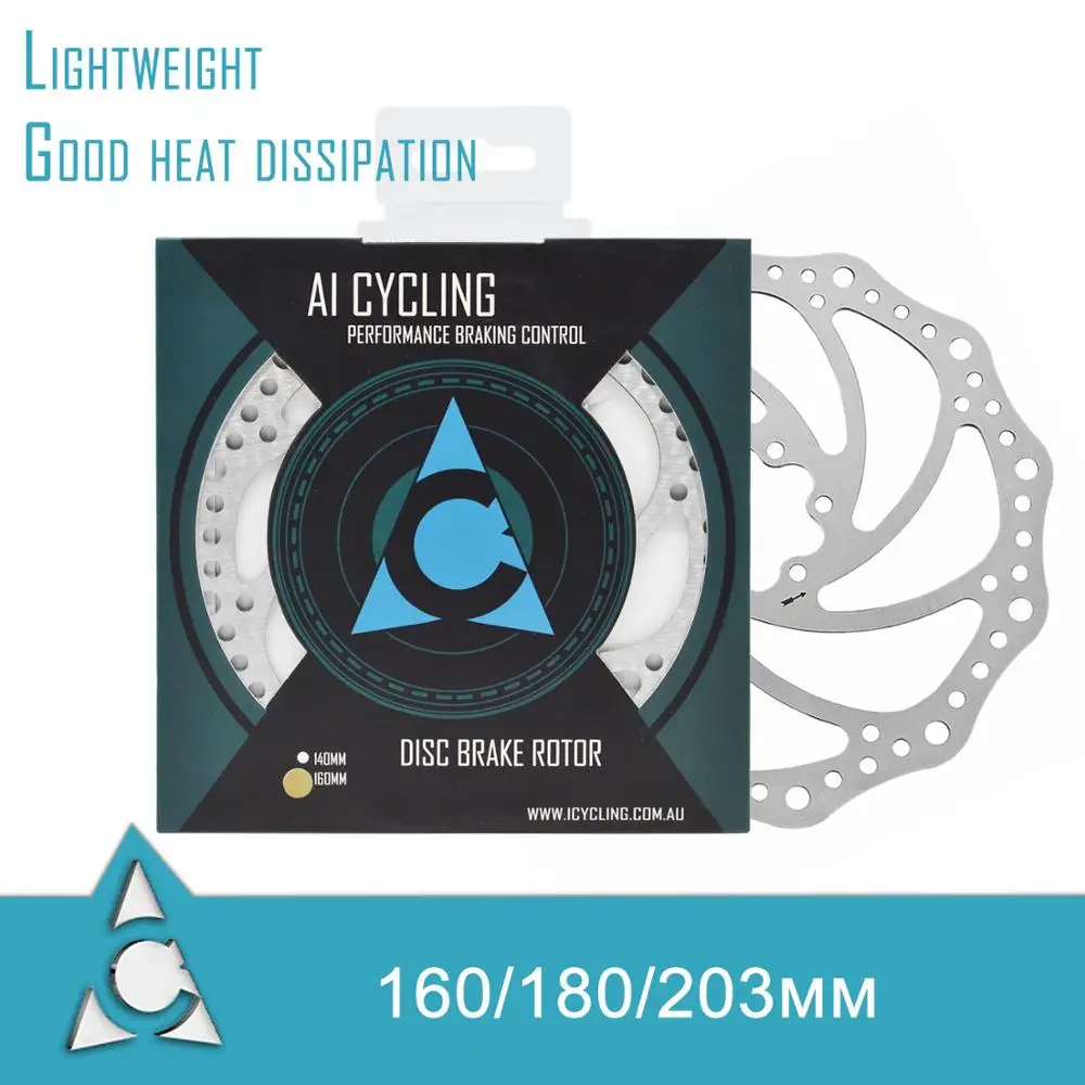 

Bicycle Mountain Road Car Disc Brake Plate Brake Piece Of 140/160/180/203 MM
