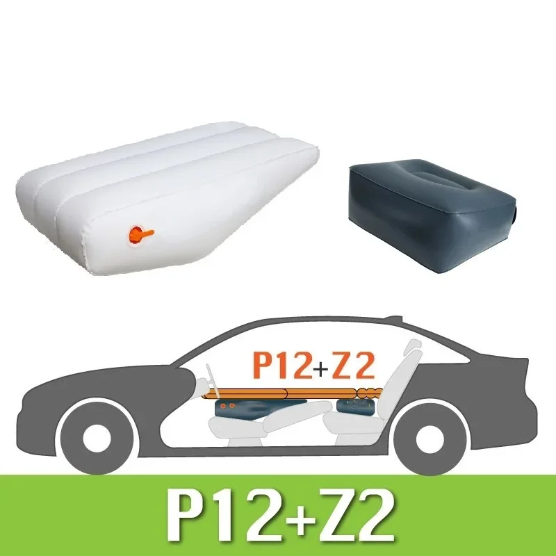 Car Inflatable Mattress Flat with Front Seat Bed Pad Gap Inflate Air Cushion Self-Driving Travel Sleep In Car Accessories