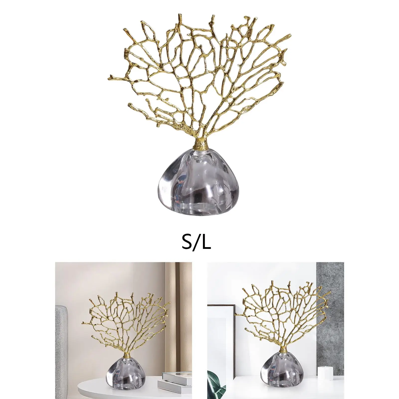 Lucky Tree Figurine Simple Tabletop Ornament for Office Fireplace Bookshelf Lucky Tree Figurine Simple Tabletop Ornament for Office Fireplace Bookshelf