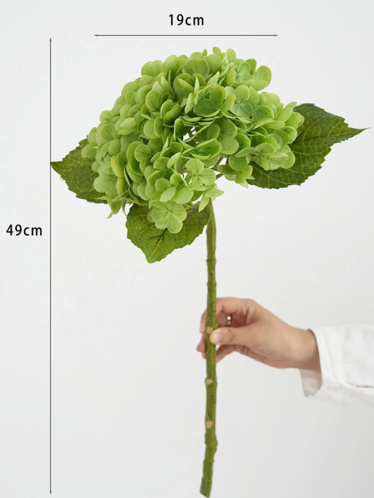 Elegant Blue Real-Touch Hydrangea Bouquet