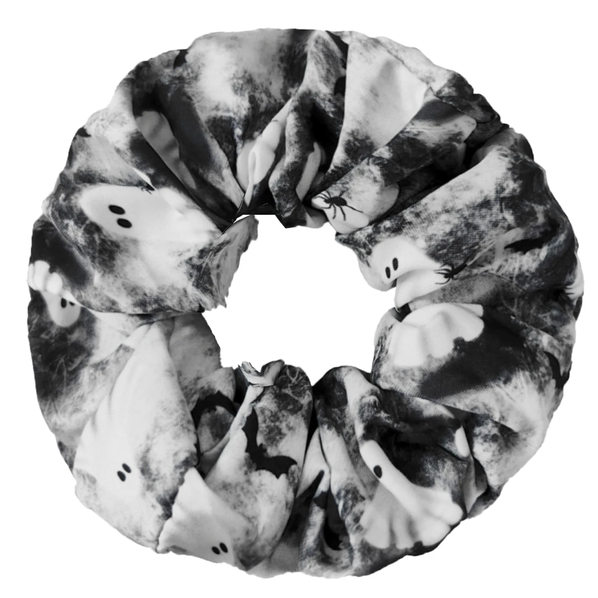 6/3 teile/los Horror Kürbis Dekoration Stoff Elastische Scrunchy Haar Bands Scrunchies Zubehör Kopfbedeckungen Für Halloween Weihnachten – Detail 17