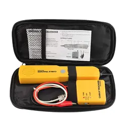 Advanced Wire Tracer and Tone Generator Kit - Cable Detector and Continuity Tester (Yellow)
