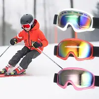 Kids Ski Goggles With UV Protection Anti-Fog Soft Snow Goggles Winter Snowboard Children Skiing Glasses For New Year 1