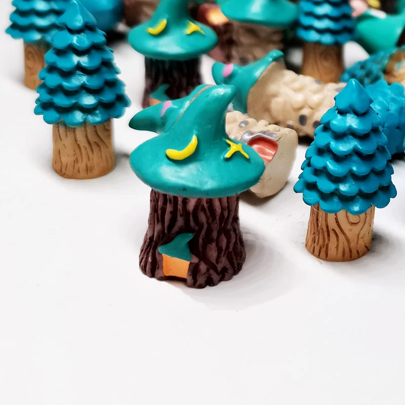 Micro fairy garden figurines Vintage wood board house miniatures/terrarium doll house decor/succulents DIY ornaments accessories fidget toys mechanical pencil set patch emblems led table lamp rotary shaver ornament crafts miniature figurines resin ornaments miniature ornament 3d printed toy