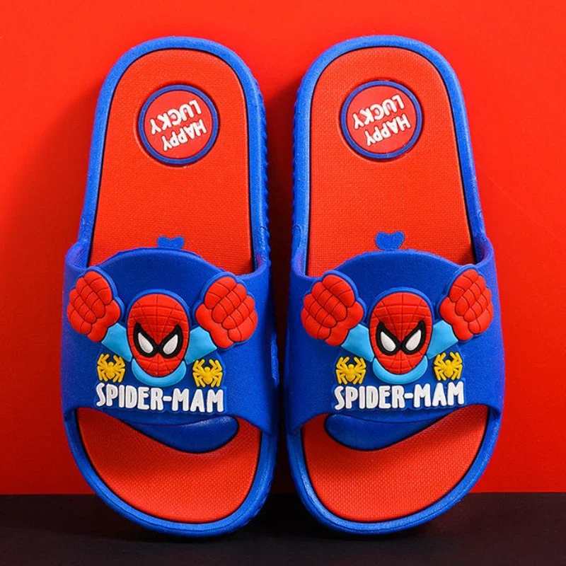 Kids slippers Kids sandals Disney Children's Spiderman Boys Summer Home Shoes Boys Sandals Waterproof Anti-slip Kids Garden Shoes