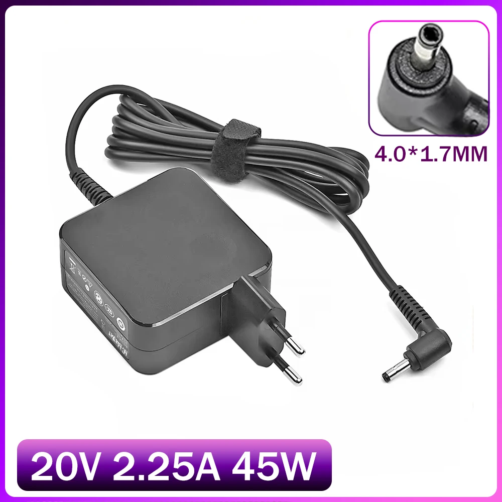 Power Adapter Laptop Charger 20V 2.25A 45W Lenovo
