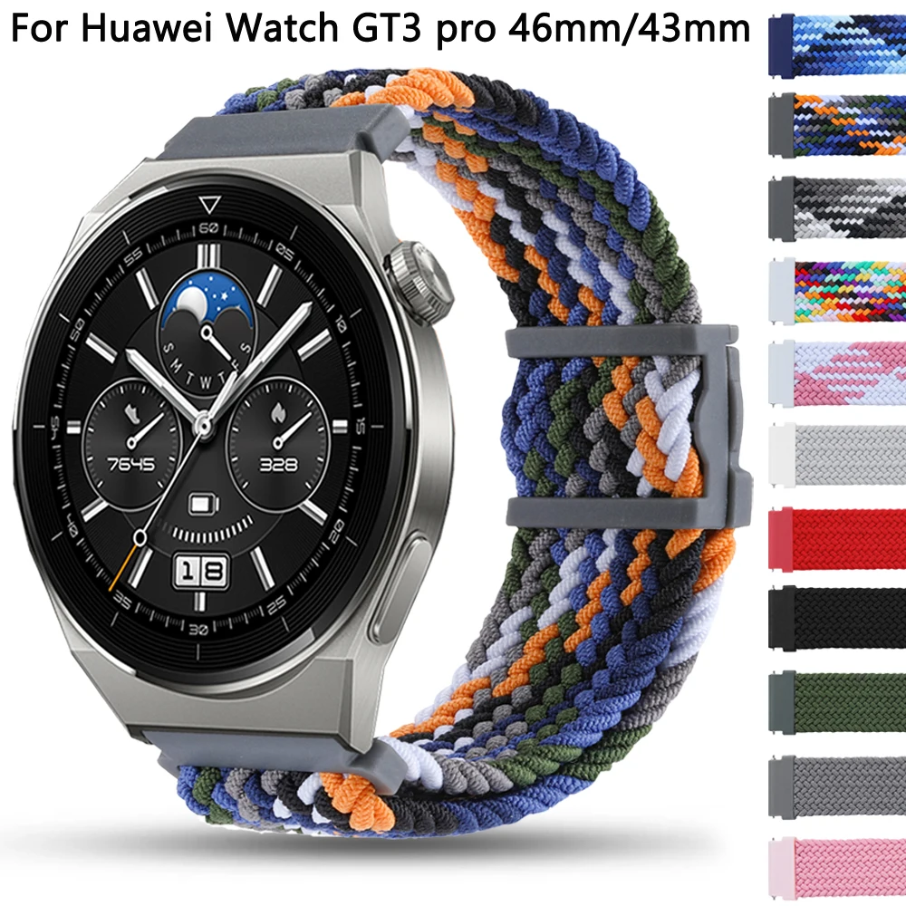 

Smartwatch Band Belt For Huawei Watch GT3 GT 3 Pro 46mm 43mm Bracelet 20 22mm Nylon Watch Strap GT 2 GT2 Pro 42mm 46mm Watchband