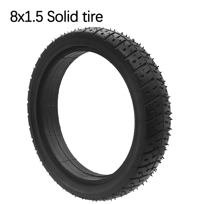 

8x1.5Solid tire, suitable for 8-inch ultra-thin brushless wheel motor replacement tire 8 "DIY Electric skirting scooter