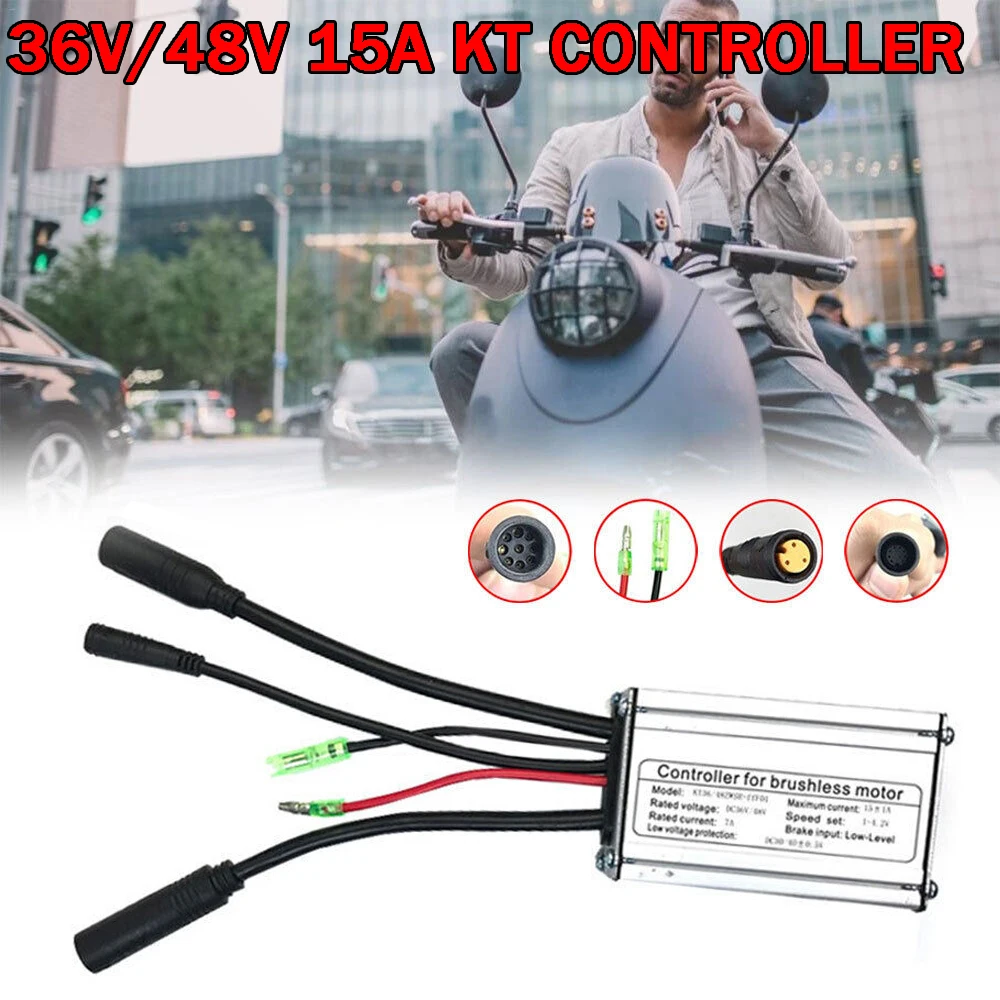 

Модель 15А, для электрического велосипеда с бесщеточным двигателем 250 Вт, 350 Вт, 48 В, 36 В, для активного отдыха, горного велосипеда