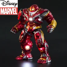 

Disney Original Avengers Iron Man Glowing Anti-Hulk Armor Model Superhero Action Figure Collection Model Statue Children's Toy