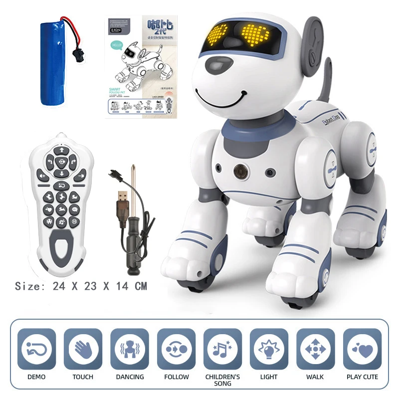 Simulation Touch Sensing Dancing Remote Control Dog Robot Toy For Kids Boys Girls robot toy remote control dog toy remote control robot toy
