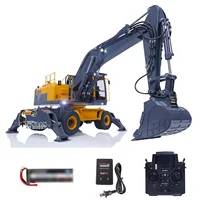1/14 LESU Aoue ET30H RC Hydraulic Excavator  Wheeled RTR Radio Control Truck Model Pump Valve Light Toys for Adult THZH1206-SMT9 2