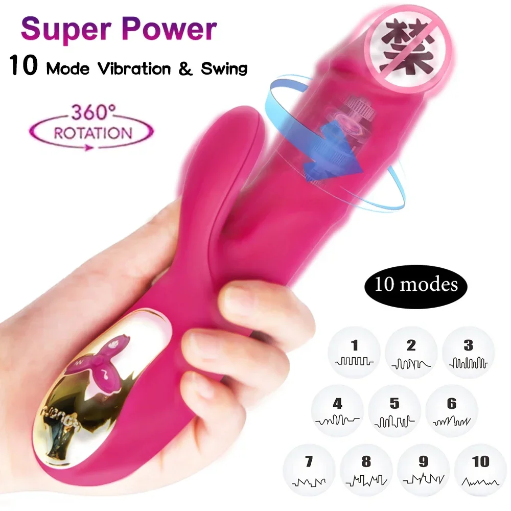 Powerful Dildos Vibrator Sex Toys for Women Dual motor G-Spot Clitoris Dual Stimulator Anal Massager sex toy Shop For Couple 18