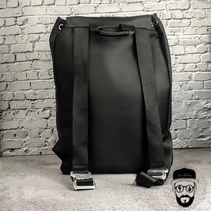 Y2K Silvery Metal Buckle ALYX Backpacks Men Women High Quality 1017 Alyx 9SM Bag Multifunctional Nylon Zip Tank Bags