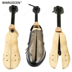 1pcs Shoe Stretcher Wooden Shoes Tree Shaper Rack Unisex Wood Adjustable Flats Pumps Support Boots Expander Trees Size S/M/L