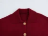Lazy Retro Loose Single-breasted Knitted Cardigan For Women In Winter With A Sense Of Atmosphere And Temperament 3