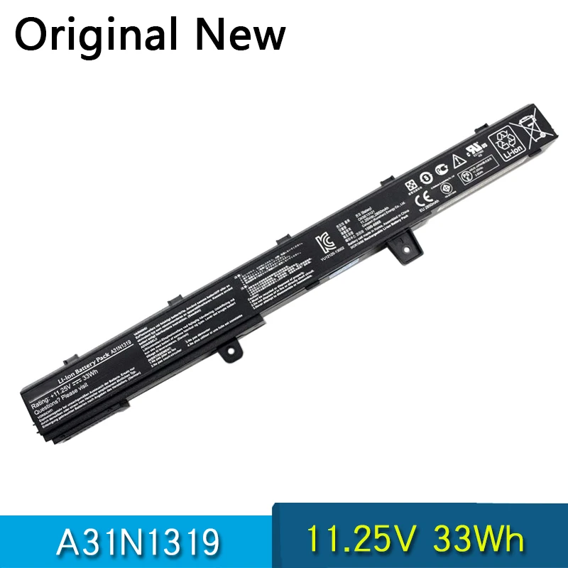 

NEW Original A31N1319 Laptop Battery For ASUS X451 X551 X451C X451CA X551C X551CA X551M X551MA A31LJ91 A41N1308 11.25V 33Wh