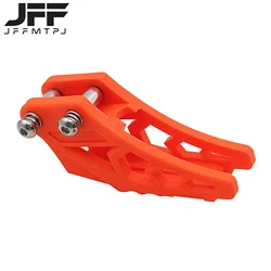Heavy-Duty Motorcycle Chain Guide & Guard Protector (Orange)