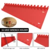 2Pcs Wrench Organizer Wrench Storage Rack Plastic Spanner Tools Holders Wrench Holder Wrenches Keeper for 5mm to 27mm Wrench 4