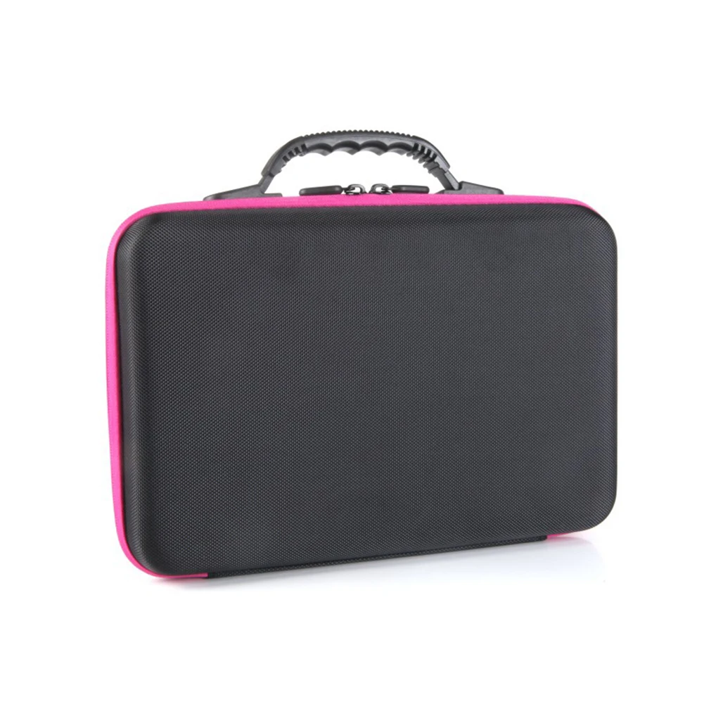 

60 бутылок, коробка для хранения, сумка для вышивки крестиком, портативный инструмент, защитный чехол, молния, дизайн, вышивка, путешествия, искусственная ударопрочная